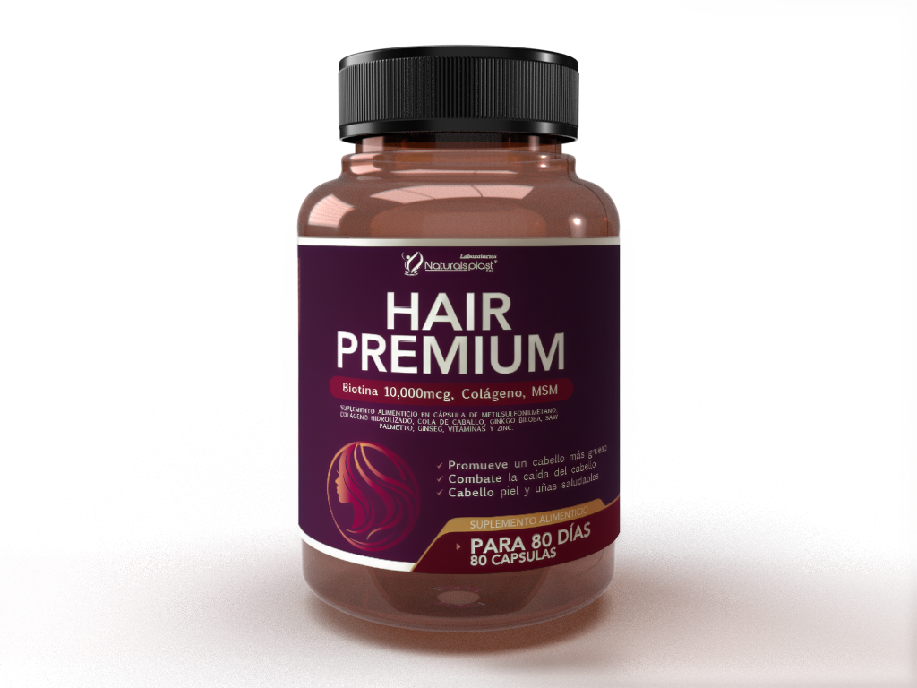 HAIR PREMIUM 80CAP/ FORTALECEDOR CAPILAR