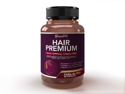 HAIR PREMIUM 80CAP/ FORTALECEDOR CAPILAR